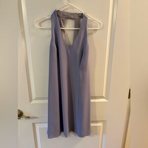Elegant Lavender Sleeveless Dress